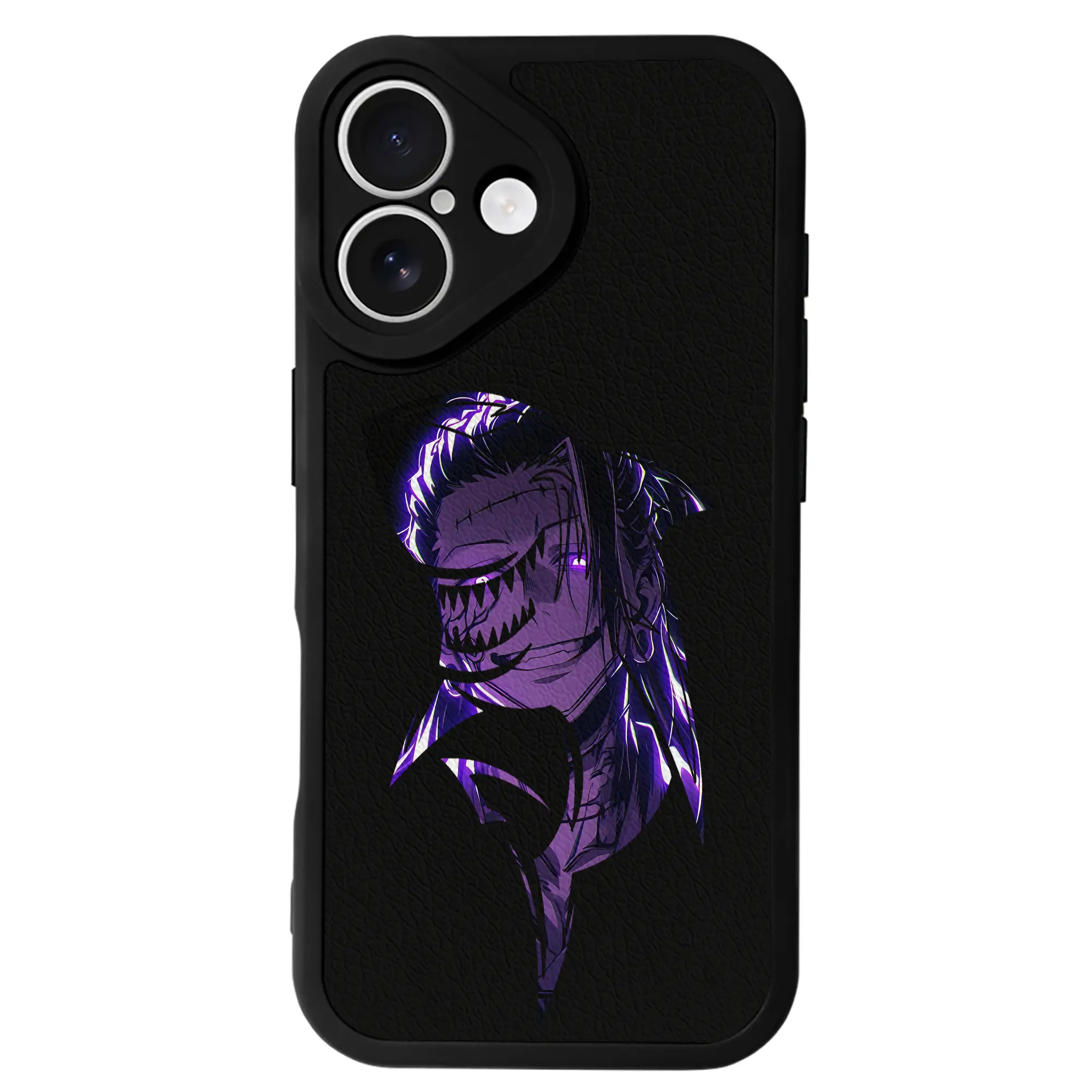 呪術廻戦 グッズ,夏油 傑 - IPhone 16シリーズ対応 ・ シリコンスマホケース ・ レザー調 ・ 高精度フィット ・ 耐衝撃 ・ ワイヤレス充電対応 ・ 精密カット